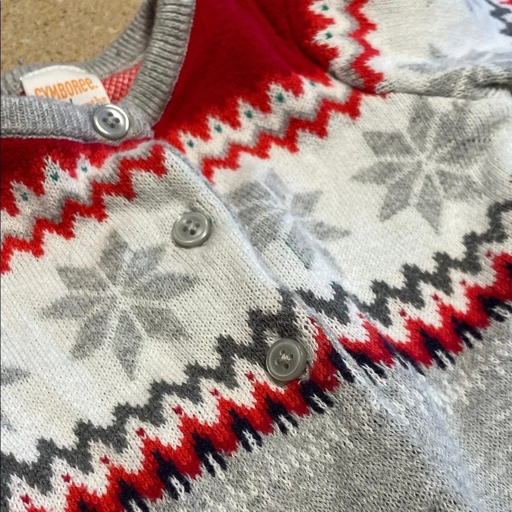 Gymboree Red and Gray Kids Matching Set